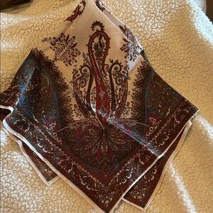 Vintage Paisley Patterned Scarf